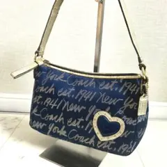 COACH POPPY Y2K Heart Studded 2Way Bag - メルカリ