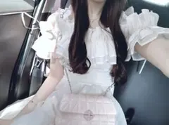 最終値下げ‼️GRLフリルオフショルコルセットワンピース mb1584 アイボリー