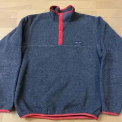 も*じ様 三角タグ L グレー patagonia スナップt シンチラフリース