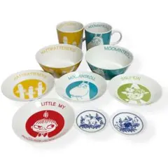 ムーミン　マグカップ　サラダボウル　小皿　豆皿　10点セット　Yamaka