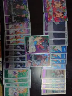 緑紫ルフィデッキパーツ+オマケでノジコ3枚セット