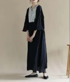 ◯NOAHL ボタニカル切替ワンピース