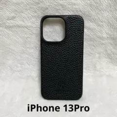 iPhone 13 Pro ケース カバー レザー ブラック ワイヤレス対応