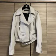 ZARA スウェード風ライダースジャケット