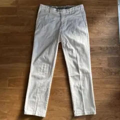 ジェルマーノ　46サイズ　オフホワイト コットンスラックス
