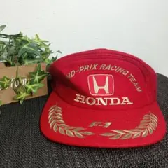 HONDA F1 グランプリ レーシングチーム キャップ 帽子 当時物 レトロのサムネイル