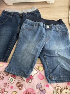 男の子　デニム半ズボン　120 2枚セット