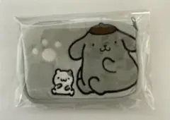 マルチティッシュケース　サンリオ　ポムポムプリンモノクロ