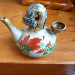 即購入可】「泉」在銘蛇徳利／骨董／古美術／古民藝／工芸／酒器／茶道