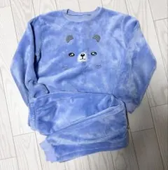 子供 上下セット パジャマ パンツ ズボン 長袖 かわいい 140もこ 男女兼用