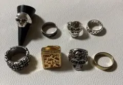 スカルリング 8点セット まとめ売り