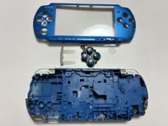 PSP-3000 シェル ブルー 青色【ジャンク品】