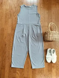 evam eva【定価3.6万】コットンオールインワン　サロペット