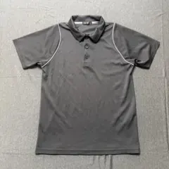 694 GU SPORTS Piping Mesh Polo Black Mのサムネイル