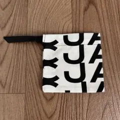 キャンバスポーチ 白黒デザイン