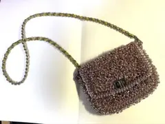 ピンク　ワイヤーバッグ　アンテプリマ　ルケット チェーンショルダー　3way