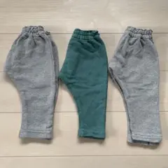 ベビー サルエル スウェットパンツ 3枚セット