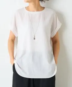 BEARDSLEY ストレッチジョーゼットブラウス