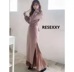 RESEXXY ロングニットワンピース ピンク