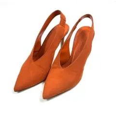 ❤️【ファビオルスコーニ】Vカット ポインテッドトゥ パンプス 23