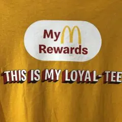 McDonald's マクドナルド　ロゴ Tシャツ マクドナルドTシャツ　M