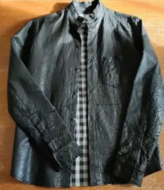 タケオキクチ レザー シャツ