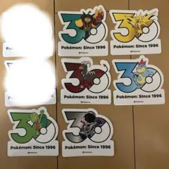 ポケモン 30周年記念 ステッカー まとめ ヤドン エンテイ ムーマ ツタージャ ポケモン 30周年記念 ステッカー まとめ ヤドン エンテイ ムーマ