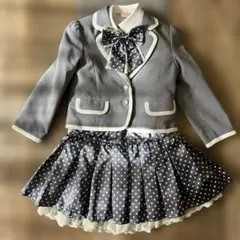 Lili Lundi グレー フォーマルドレス120入園式卒園式