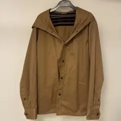THE SHOP TK パークシャツ メンズ ジャケット フード付き 茶色 L