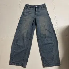 GU バレルレッグジーンズ Sサイズのサムネイル