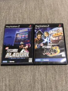 PS2 パチスロ必勝法 アラジン2 & 鬼武者3 セット