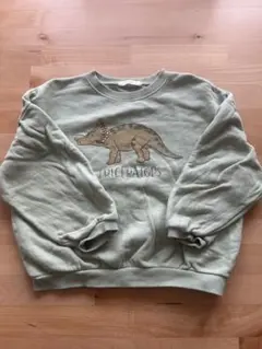 韓国子供服　ララランド　恐竜スウェット　110サイズ 裏起毛