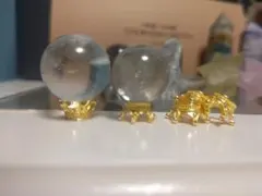 王冠台座　ゴールド５個セット