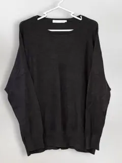 最終価格 AMERICAN HOLIC チャコールグレー ニット 長袖 きれいめ