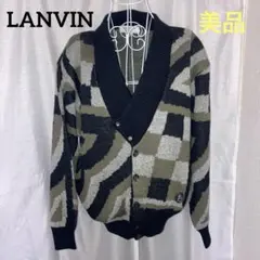 90s GIANI LEONE ダイヤ柄 アクリル ジャガードニット 黒/白 M - メルカリ