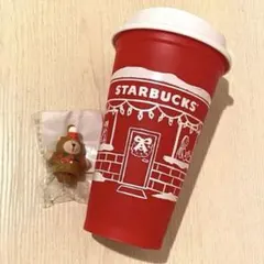 スタバ ホリデー2025 リユーザブルカップ ドリンクホールキャップ ベアリスタ