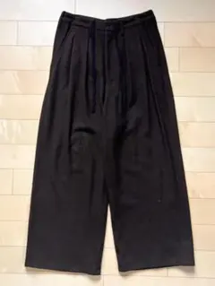 ANCELLM 25AW ワイドイージースラックス ダークブラウン