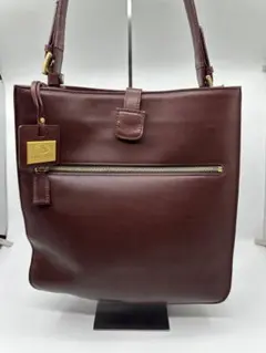 PELLE BORSA ダークブラウン ショルダーバッグ