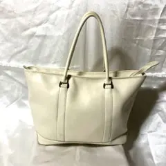 LL.Beanレザートートバッグ（アイボリー）
