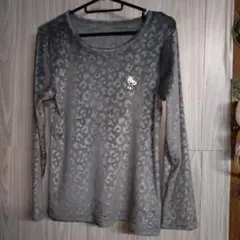 ハローキティ ヒョウ柄 長袖Tシャツ