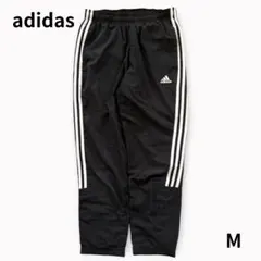 adidas ナイロンパンツ ブラック 3本ライン トラックパンツ スポーツのサムネイル