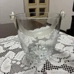 ガラス製 アイスペール 氷入れ　トング付きのサムネイル
