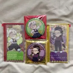 鬼滅の刃　中国限定　非遺シリーズ　不死川実弥　不死川玄弥アクリルチケット缶バッジ