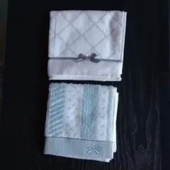 リボン付きハンカチ2枚セット