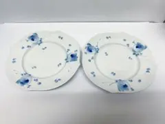 マイセン青い花柄 波型ケーキプレート 2枚セット マイセン青い花柄 波型ケーキプレート 2枚セット - メルカリ