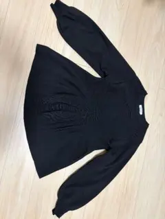 SOVN LABEL 黒 バルーンスリーブ ニット