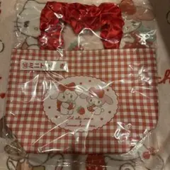 mikko lil ala mode サンリオ くじ ミニトート 赤