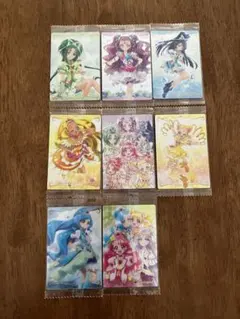 プリキュアウエハースカード　8枚セット