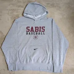 オ*）様 00年代 ナイキ　NIKE　フードパーカー　ベスボール　刺繍