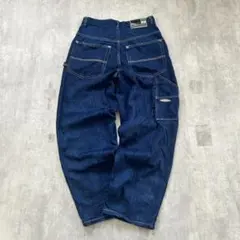 D368 ペレペレ ペインターデニム B系 バギー W30 濃紺 y2k 00sのサムネイル